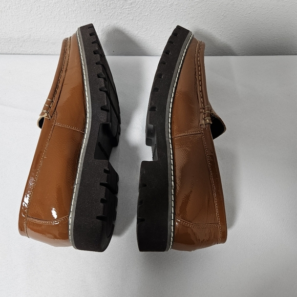 Donald Pliner Hope Loafer In Chestnut Brown Size 7.5 - Picture 9 of 11